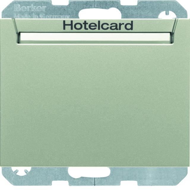 BERKER K.5 Łącznik przekaźnikowy na kartę hotelową stal szlachetna lakierowana 16417114 HAGER