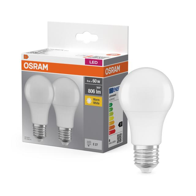 BASE CL A60 8,5W 827 230V FR E27 FS2 LEDVANCE