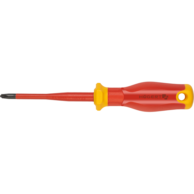 Wkrętak płasko-krzyżowy, PH2/SL6 100 mm, 1000V, SLIM, S2 HOEGERT HT1S974-1 GTV Poland