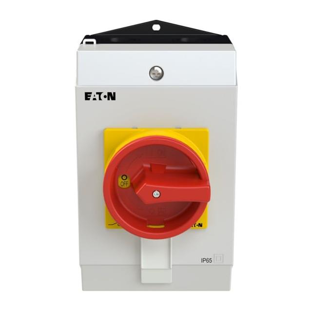 P1-32/I2H/MBS/SVB/HI11 Rozłącznik 32A 3P + 1Z 1R MBS czerwony - żółta rączka 182419 EATON