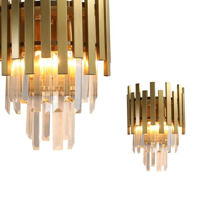 Milagro kinkiet Aspen Gold 2xE14 złoty ML5998