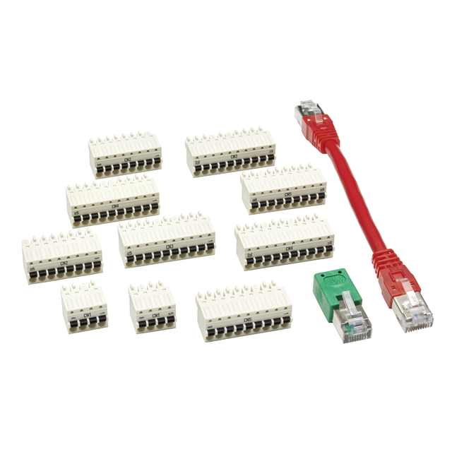 Kompletny zestaw złączy do sterowników PacDrive LMC Pro i kabel Sercos - 0,13m VW3E6004 Schneider
