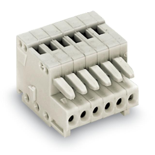 Gniazdo MCS‑MICRO 10‑biegunowe jasnoszare raster 2,5mm 733‑110 WAGO