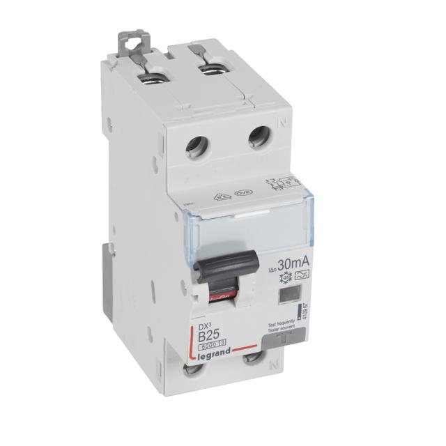 Wyłącznik Różnicowo-Nadprądowy 2P 25A B 0,03A Typa P312 DX3 410967 LEGRAND