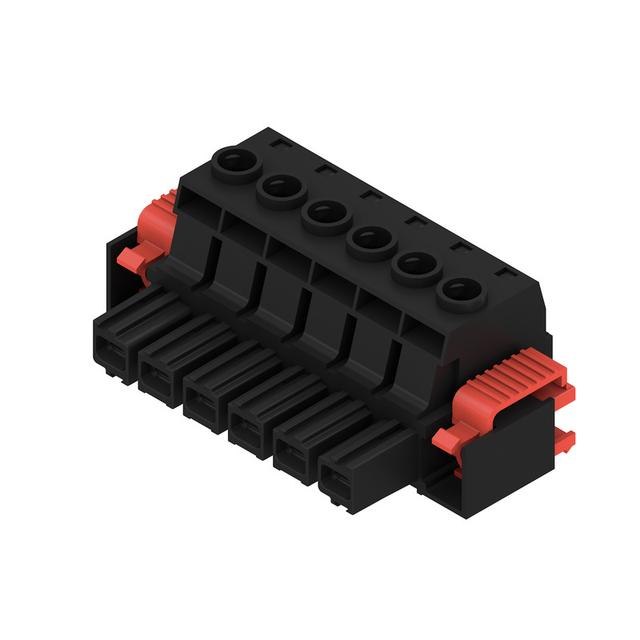 BUZ 10.16HP/06/180F AG BK BX Złącze kablowe do płytek drukowanych /12szt./ WEIDMULLER