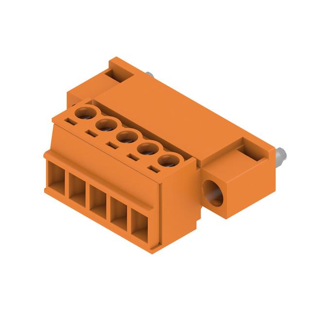 SCZ 3.81/05/180FI SN OR BX Wtyk PCB (złącze wiązki), 3.81 mm, Liczba biegunów: 5, Przyłącze z jarzmem /50szt./ 1970320000 WEIDMÜLLER