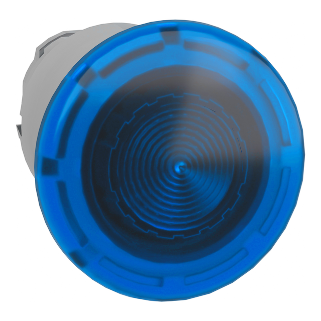 Harmony XB4 Przycisk grzybkowego fi40 niebieski z samopowrotem LED metalowy ZB4BW463 Schneider