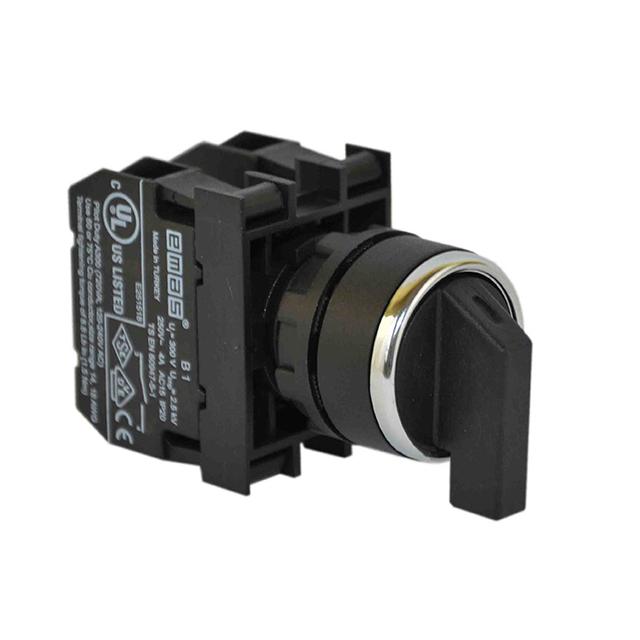 Przycisk pokrętny 2NO, jednostronnie niestabilny (2), pozycje 2-0-1