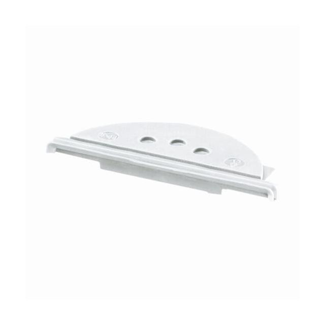 OCEAN Złączka do wprowadzania przewodów podwójna zamknięta biały alpejski