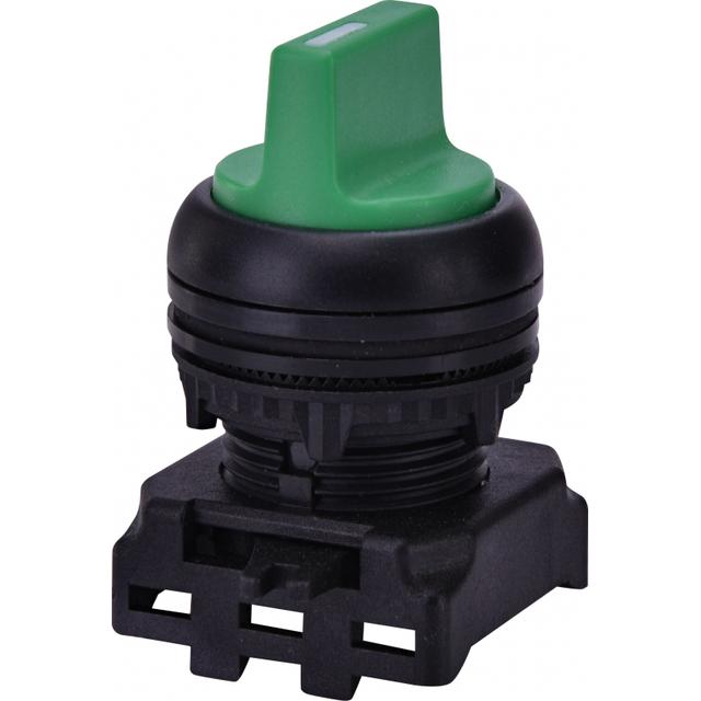 EGS3-SS-G - Napęd pokrętny piórkiem 3 położeniowy, z powrotem -Zielony