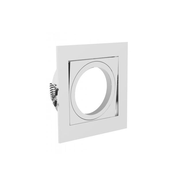 SUFITOWA OPRAWA PUNKTOWA VILA UCHYLNA, IP20, KWADRAT, BIAŁA