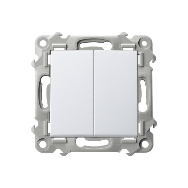 SZAFIR Łącznik podwójny schodowy - kolor biały