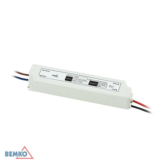 ZASILACZ ELEKTRONICZNY LED HERMETYCZNY IP67 12V 20W