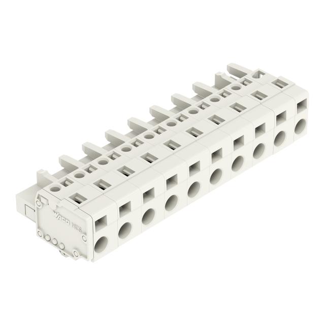 Gniazdo MCS‑MIDI Classic 10‑biegunowe jasnoszare raster 7,5mm 721‑210/008‑000 /25szt./ WAGO