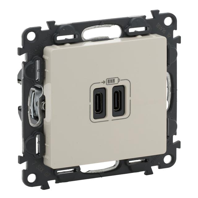 VALIF:K ŁADOWAR 2XUSB TYP C, Legrand