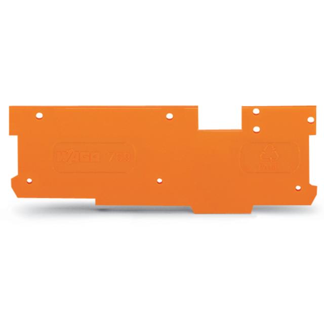 ścianka końcowa pomarańczowa /25szt./ WAGO
