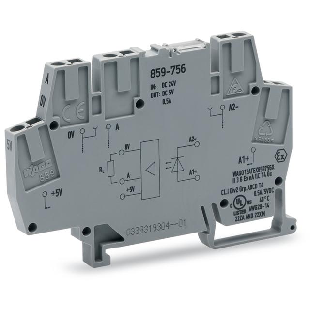 złączka z optoseparatorem 24VDC/5VDC/0,5A/10kHz