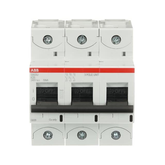 S803U-K25 Wyłącznik nadprądowy 50kA 3P K25A 2CCS863017R0517 ABB