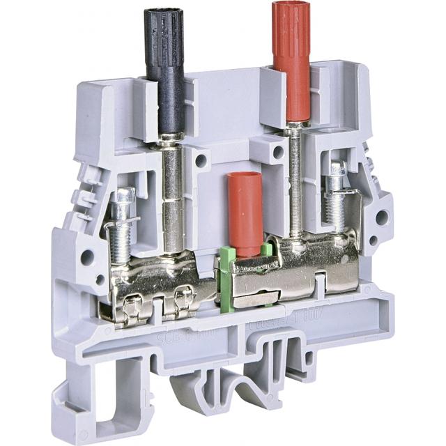 ESC-SCB.6/CD Złączka gwintowa pomiarowa rozłączalna (szara) 6 mm2