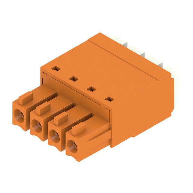 BCF 3.81/04/180 SN OR BX Wtyk PCB (złącze wiązki), listwa z gniazdami, 3.81 mm, Liczba biegunów: 4, PUSH IN, złącze sprężynowe /50szt./ 1969110000 WEIDMÜLLER