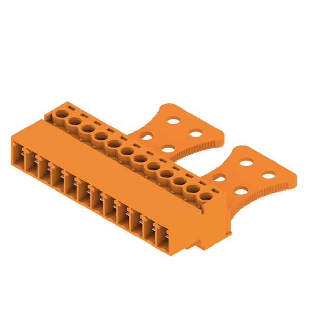 SCZ 3.81/12/180GZE SN OR BX Wtyk PCB (złącze wiązki), 3.81 mm, Liczba biegunów: 12, Przyłącze z jarzmem /50szt./ 1237100000 WEIDMÜLLER