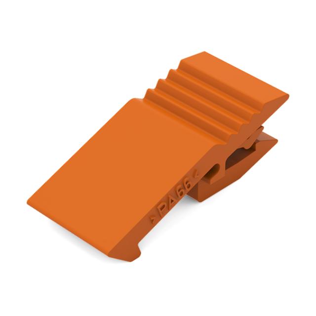 zaczep montażowy do wtyków 2-torowych pomarańczowy