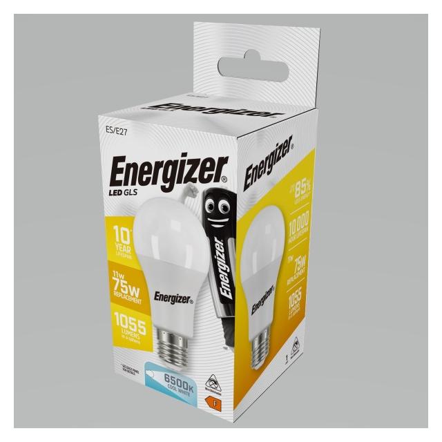 ENERGIZER ŻARÓWKA LED BULB 1055LM 75W E27 zimna barwa 6500K 220° 220-240V