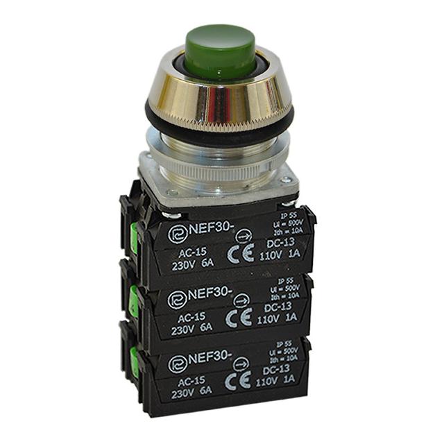 Przycisk NEF30-UWX5Y zielony W0-NEF30-UW X5Y Z PROMET