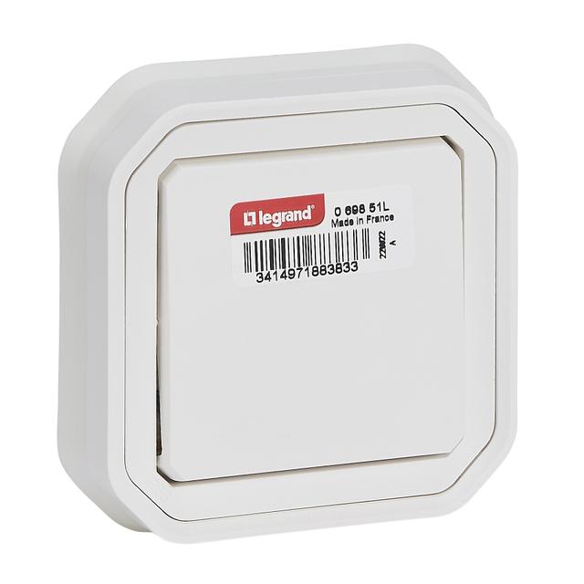 PLEXO Łącznik schodowy hermetyczny IP55 podtynkowy KOMPLET biały 069851L LEGRAND