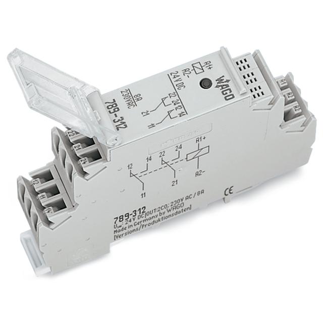 Moduł przekaźnikowy 24V DC szary 789-312 WAGO