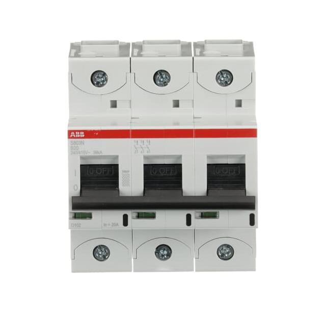 S803N-B20 Wyłącznik nadprądowy 36kA 3P B20A 2CCS893001R0205 ABB