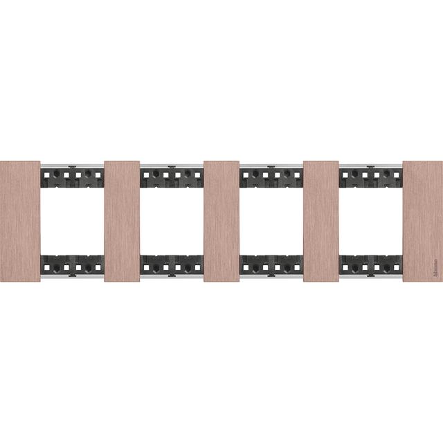 Living Now - Ramka 4x2 Moduły - Copper Bticino KA4802M4ZM LEGRAND