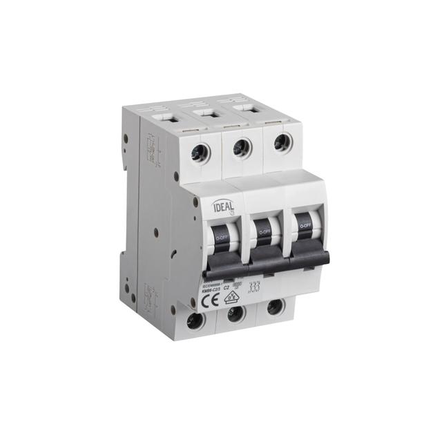 KMB6-C2/3 Wyłącznik nadprądowy IDEAL TS 3P KMB6-C2/3 6kA 32557 KANLUX