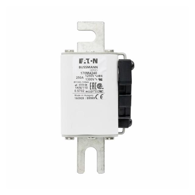 FUSE 250A 1250V 1KN/110 AR CU Wkładka szybka 250A AC 1250V rozmiar 1 53x69x138 mm aR DIN I 170M4240
