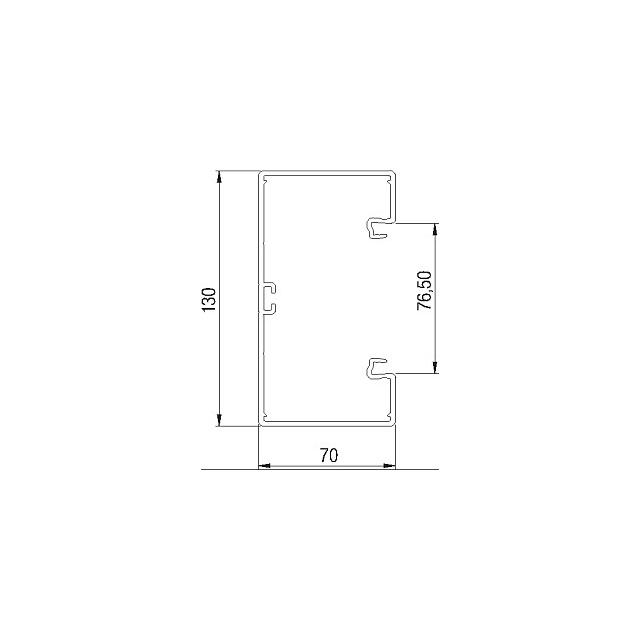 GK-70130GR, Kanał podparapetowy SZ.