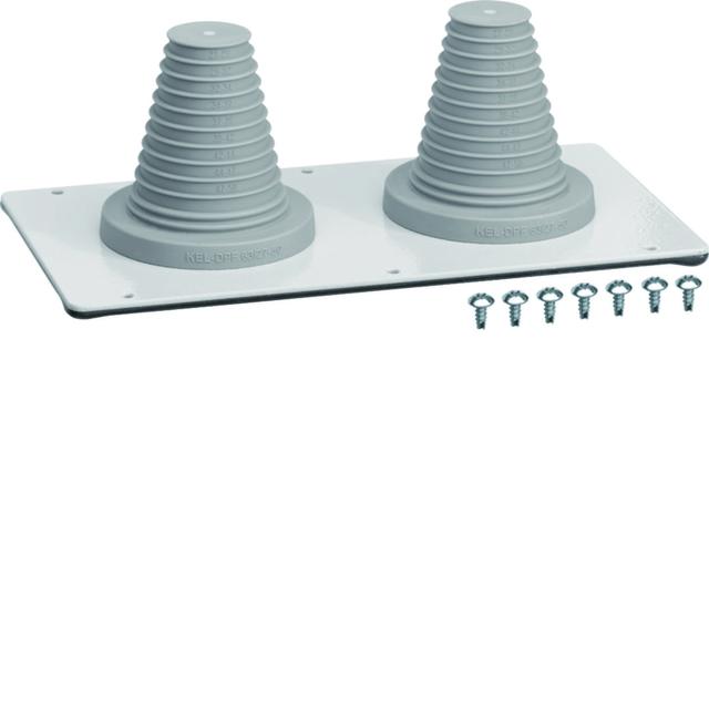 univers Przepust kablowy z dławicami do kabla śr. 23 - 55mm kl. I FZ415E HAGER