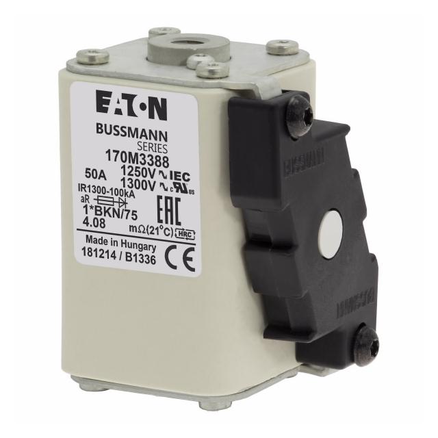 FUSE 50A 1250V 1*BKN/75 AR CU Wkładka szybka 50A AC 1250V rozmiar 1 45x59x75 mm aR, 170M3388 EATON