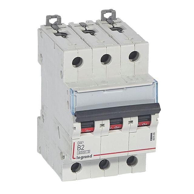 Wyłącznik Nadprądowy S 303 3P B2A 6kA DX3 407555 LEGRAND