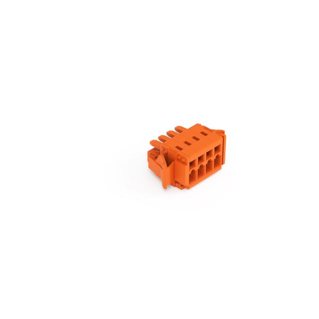 MCS-MINI Classic gniazdo 4-bieg. pomarańczowe raster 3,81 mm /100szt./ WAGO