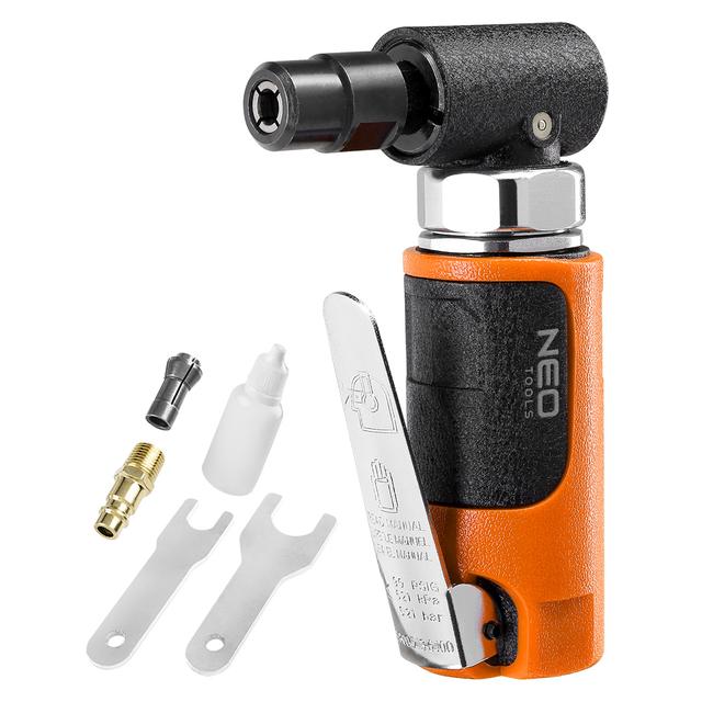 Szlifierka kątowa pneumatyczna 1/4";1/8" - 6 mm/3mm, 20 000 rpm