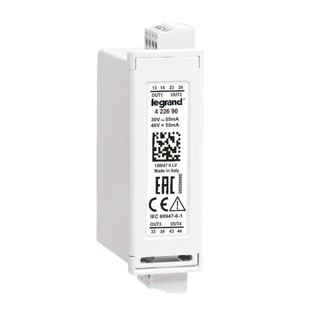 MODUŁ 4 WYJŚĆ STATYCZNYCH IZOLOWANYCH OPTYCZNIE, Legrand
