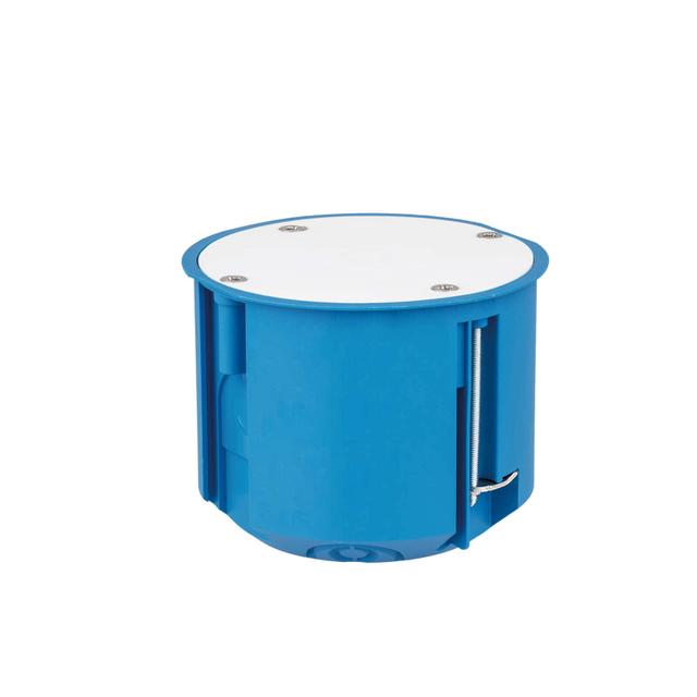 PV70 ,  Puszka inst. do pustych ścian z pokrywą, łączona O 70 (również do sprzętu O 60), niebieski