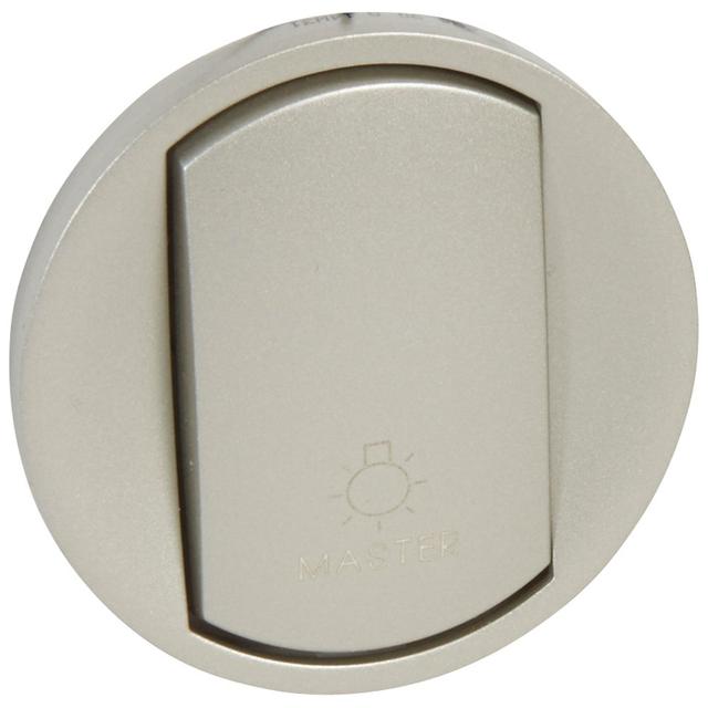 CELIANE - KLAWISZ Z SYMBOLEM ŚWIATŁA TYTANOWY, Legrand