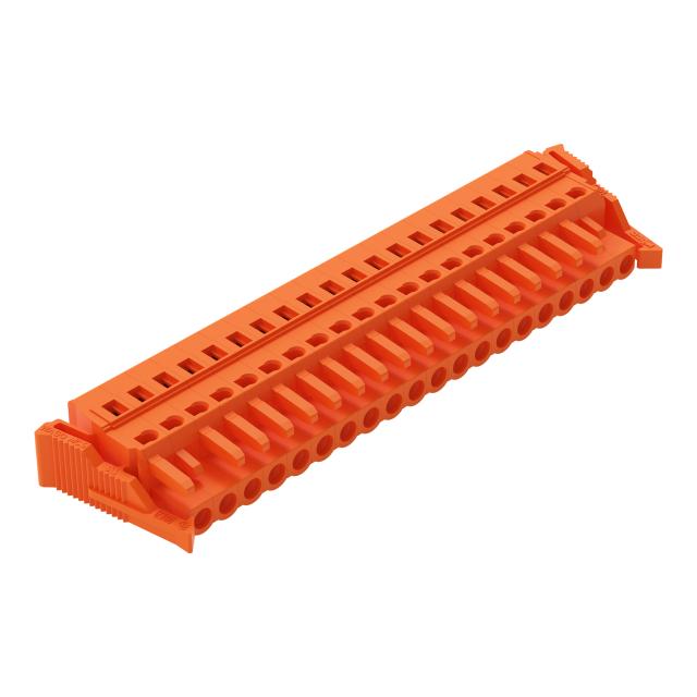 1-przewodowe gniazdo CAGE CLAMP pomarańczowa /10szt./ 231-320/037-000 WAGO