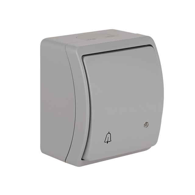VW-5L Koala Łącznik dzwonek podświetlany n/t IP44 popiel VW 155-53 61.348 OPATÓWEK