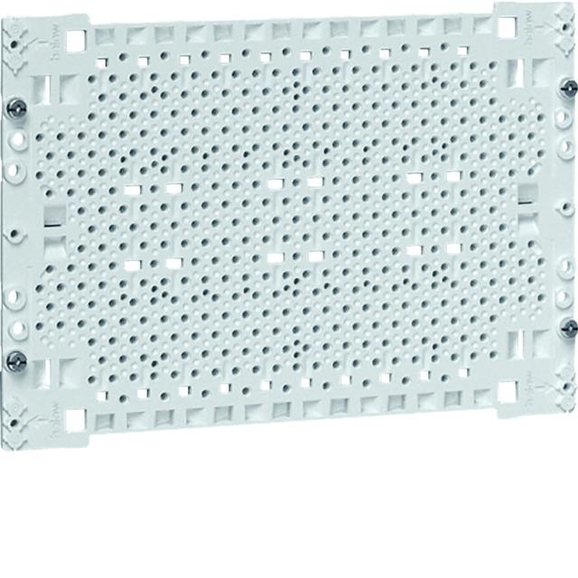 Perforowana płyta montażowa do przedziału teletechnicznego