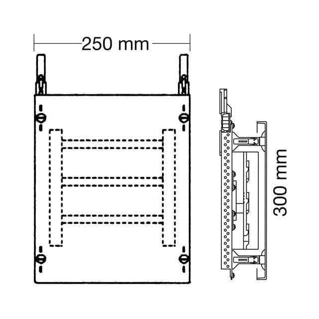 ED55A Zestaw łączeniowy 1F do szyn