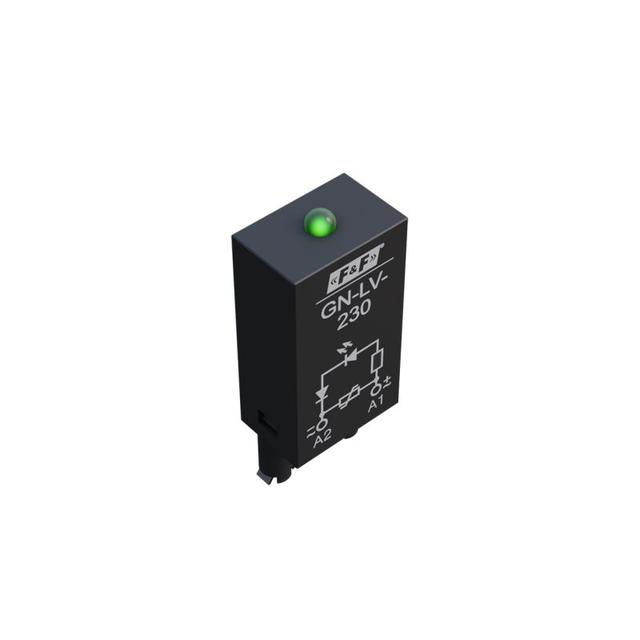Moduł przeciwprzepięciowy z diodą LED do przekaźników z cewką 230V AC F&F