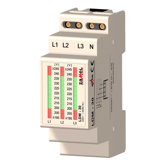 WSKAŹNIK NAPIĘCIA 3-FAZOWY 230/400V AC TYP: LDM-30