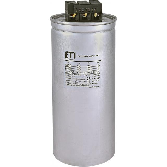 Kondensator LPC 50 kVAr, 440V, 50Hz 004656767 ETI